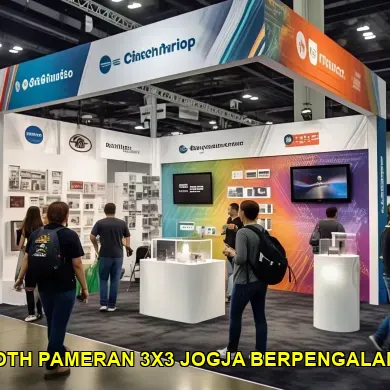booth pameran 3x3 jogja berpengalaman